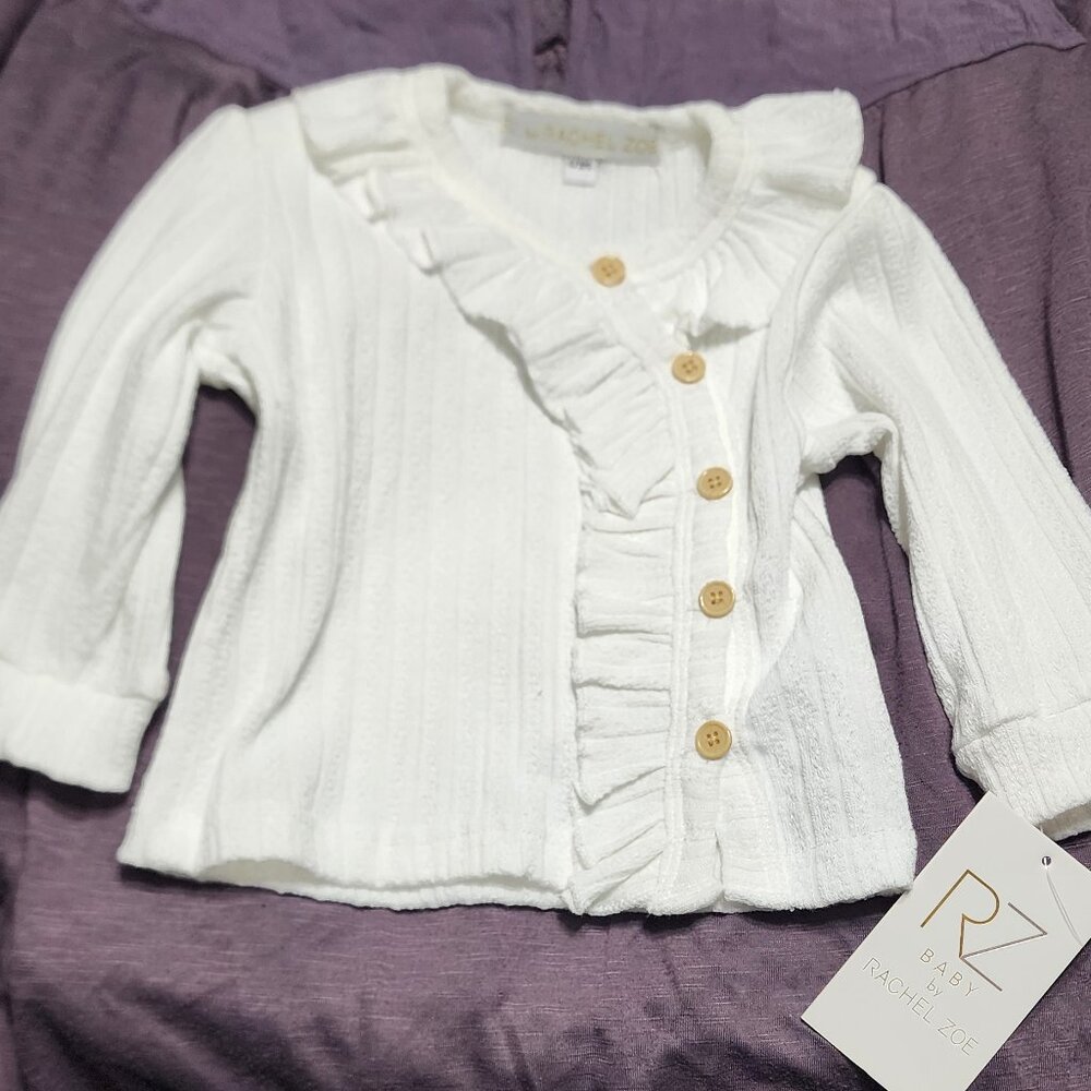 Rachel Zoe White Sweater Size 6-9 Months